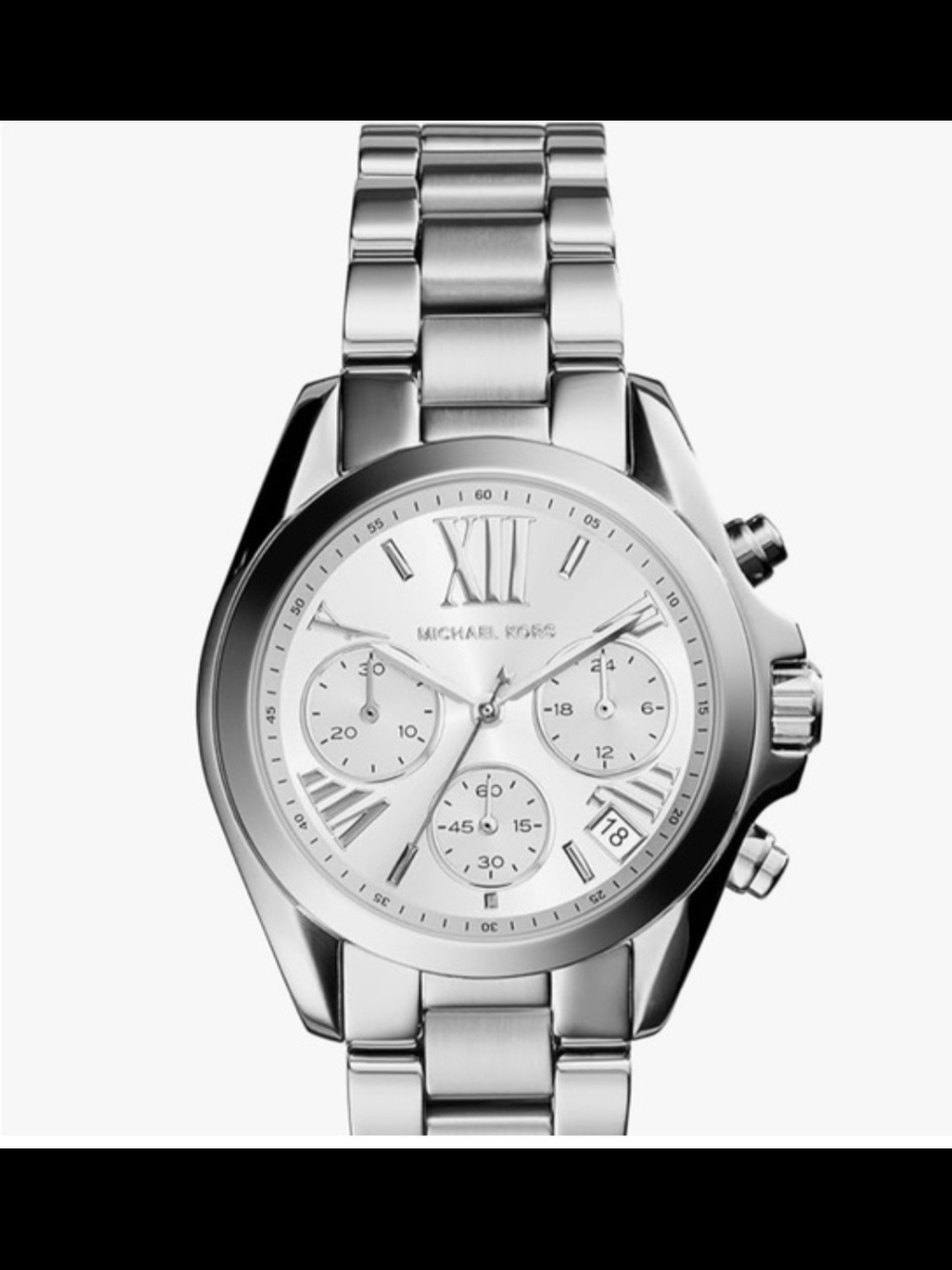 Michael Kors Womens Bradshaw Stainless Steel Watch 36mm